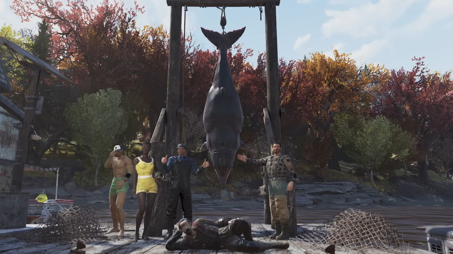 Fish for everyone! (Image via Bethesda Softworks)